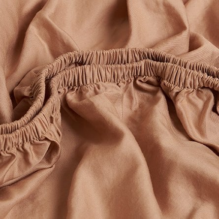 Tencel™ - Twill Hoeslaken Peach