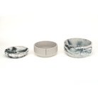 Classic Feeder Bowls Grey Marble Medium Slow