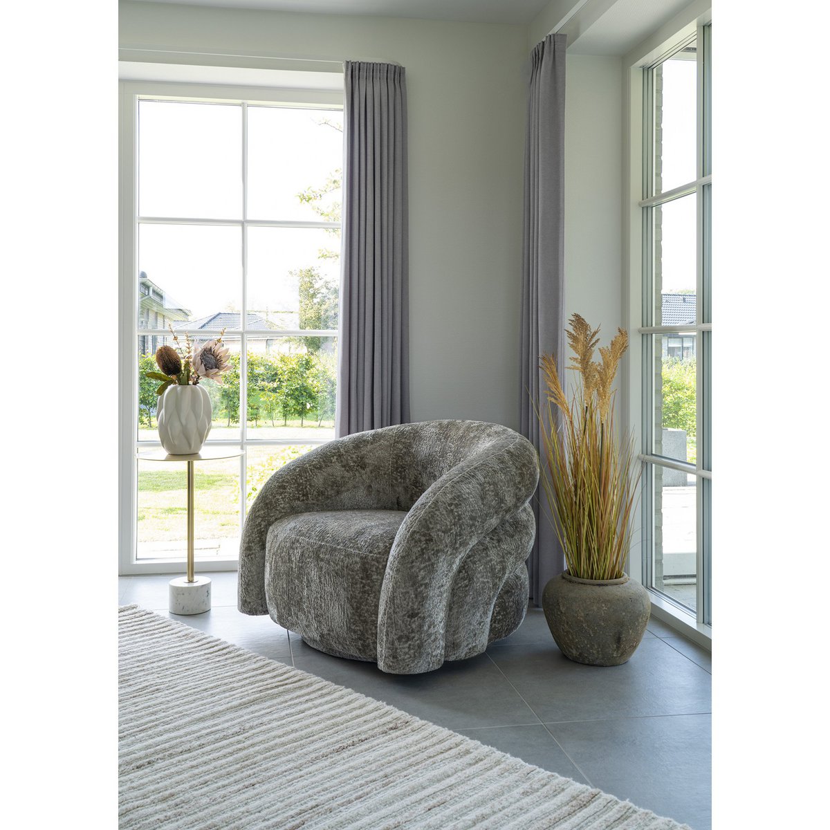 Mangovloerkleed - Vloerkleed Handgetuft Ivoor 160X230 Cm
