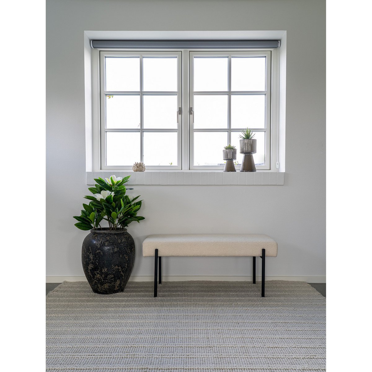 Dehli Rug - Vloerkleed Handgeweven Ivoor 160X230 Cm