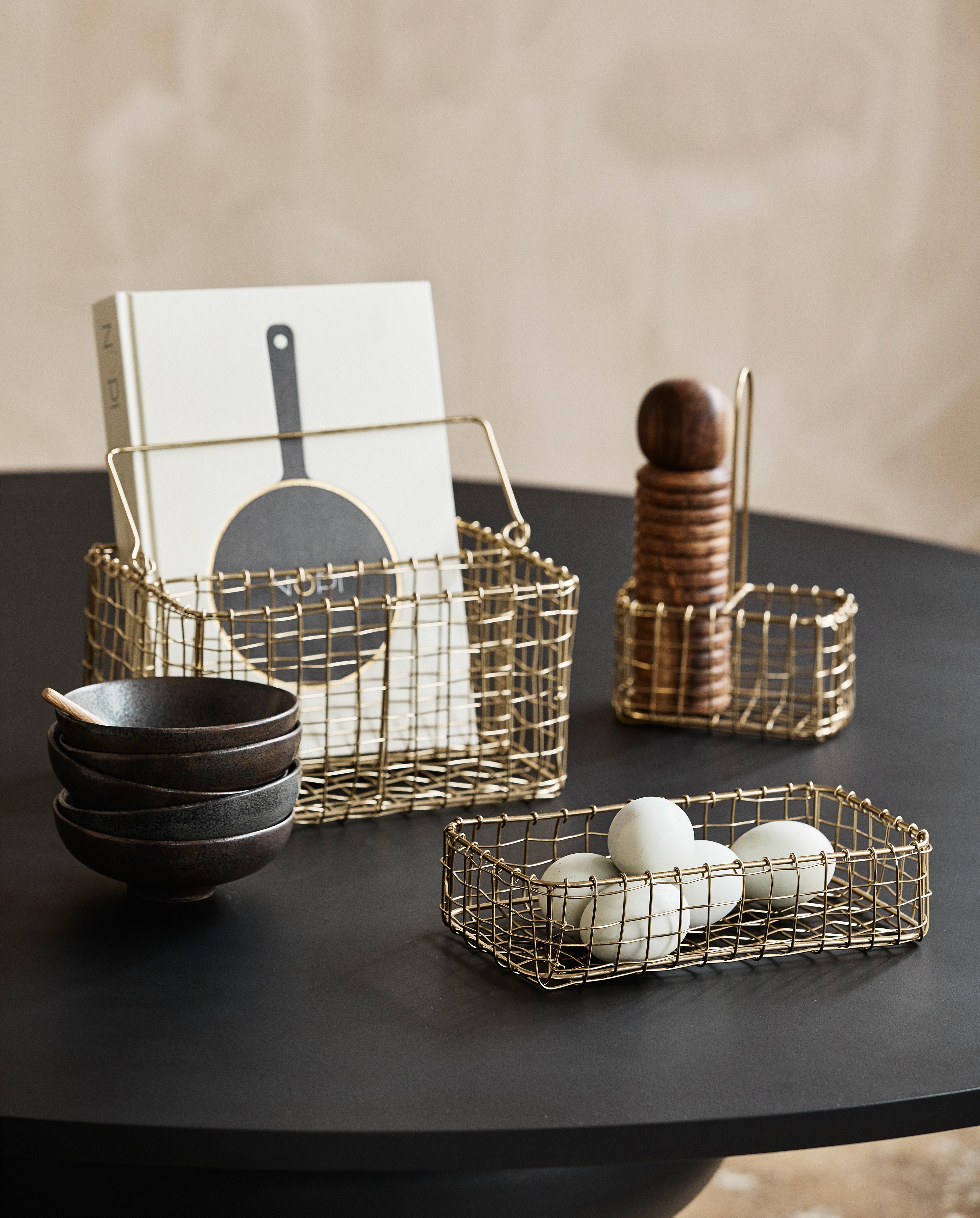 Inez Bowl Zwart S Tray