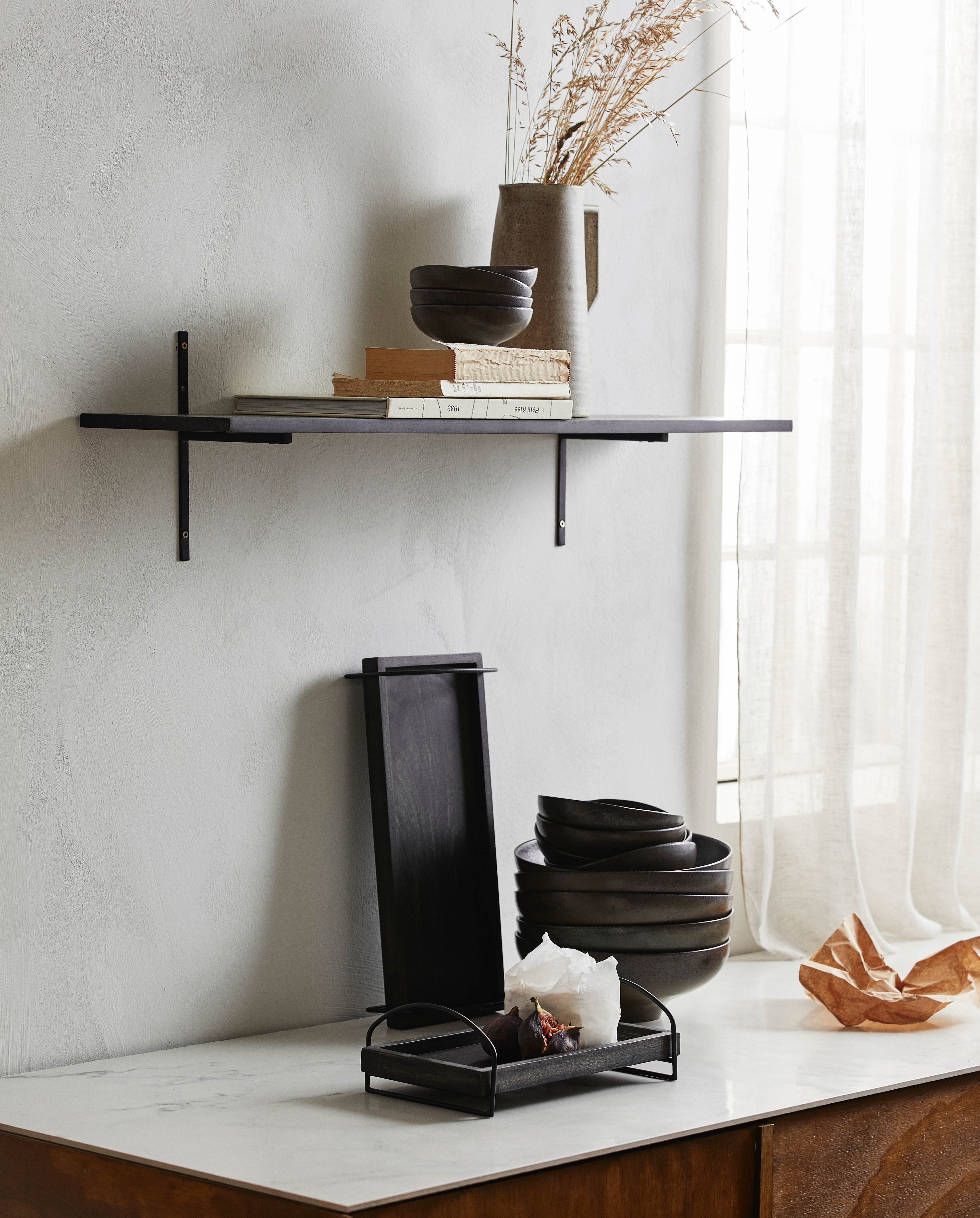 Inez Bowl Zwart S Tray
