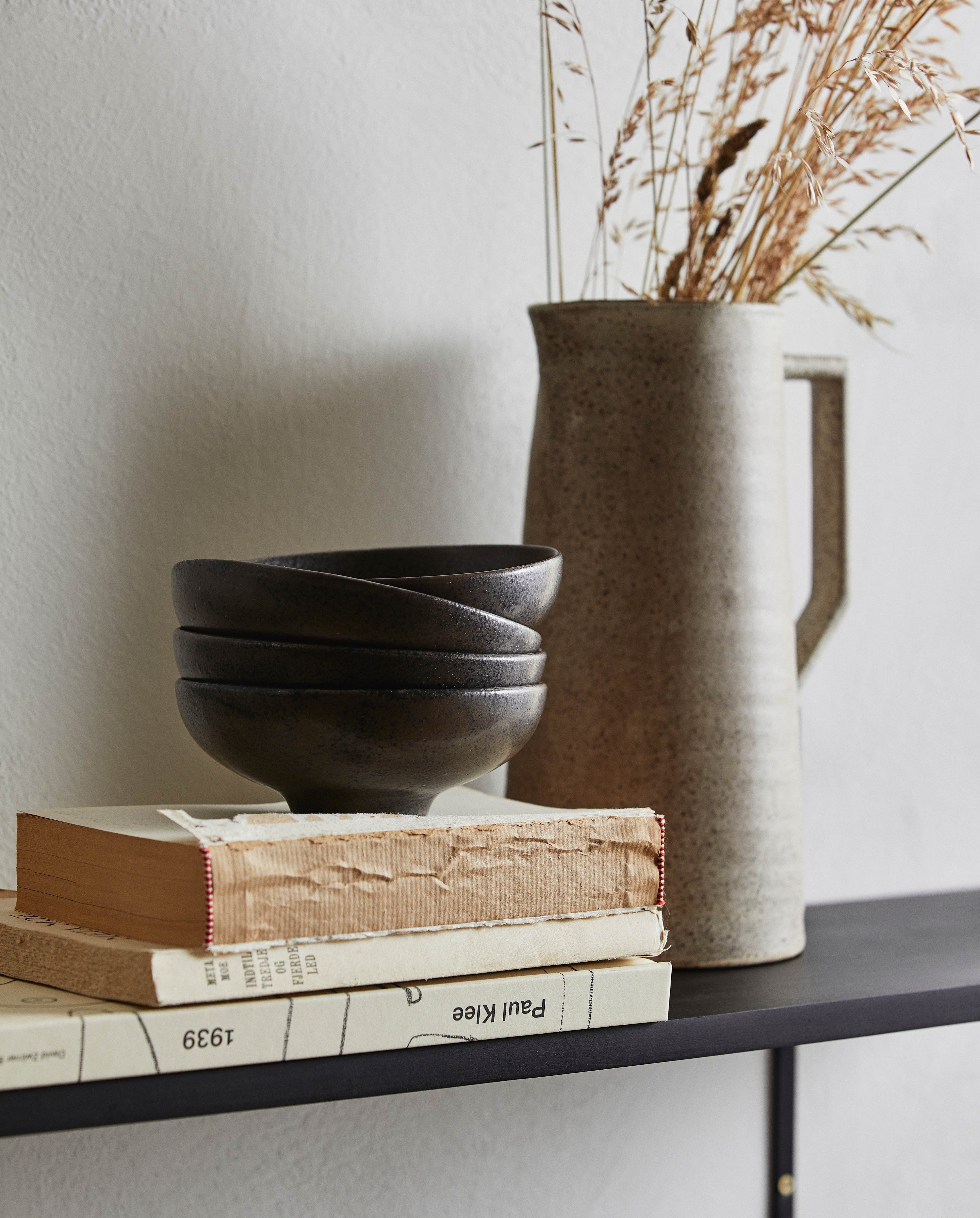 Inez Bowl Zwart M Tray