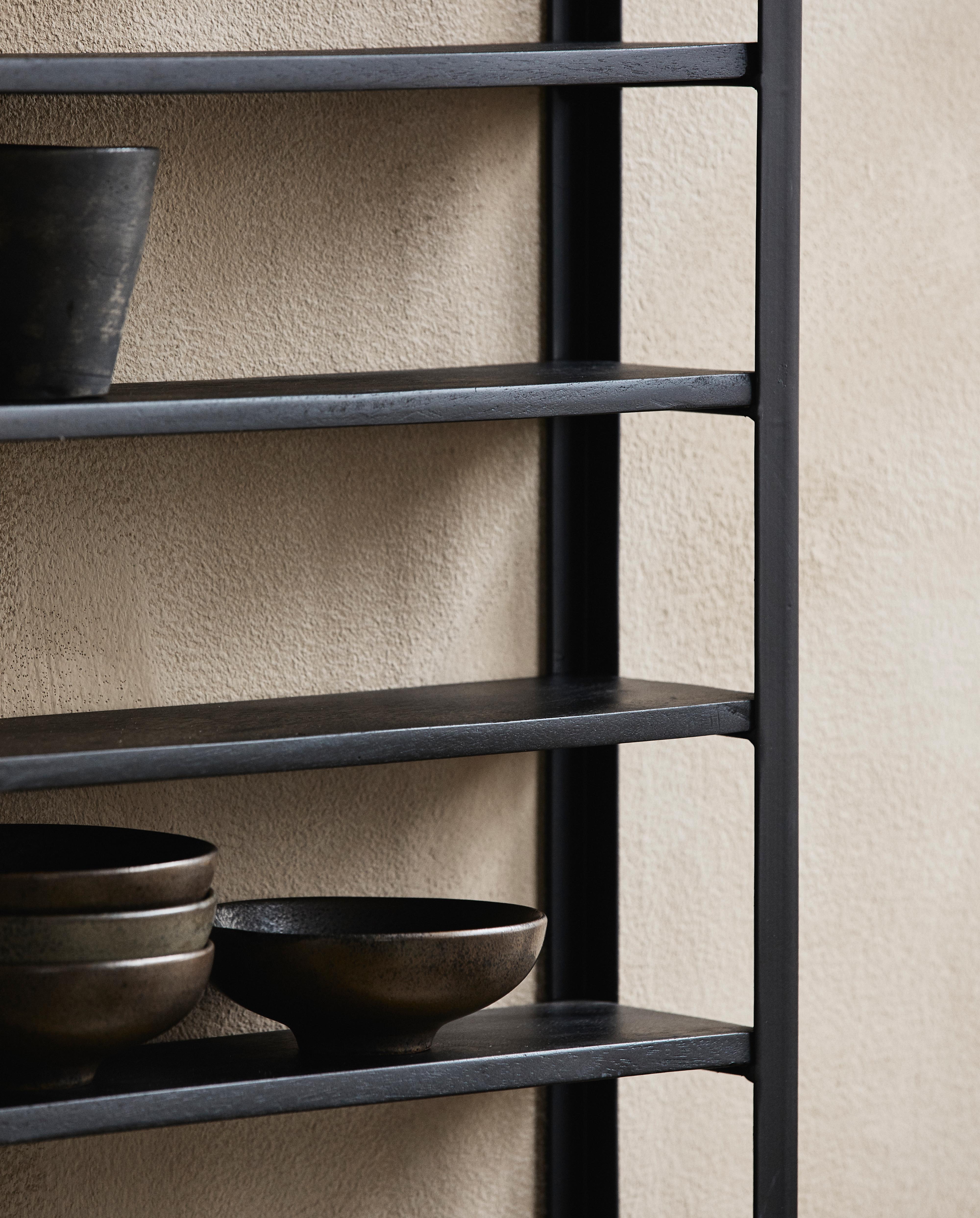 Inez Bowl Zwart L Tray