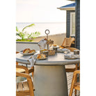 House Nordic Bonnet outdoor dining table – fiberclay tuintafel grijs Ø120 cm