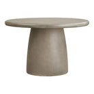 House Nordic Bonnet outdoor dining table – fiberclay tuintafel grijs Ø120 cm