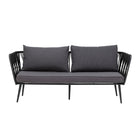 Pavone Lounge Bank Zwart