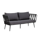 Pavone Lounge Bank Zwart