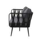 Pavone Lounge Bank Zwart