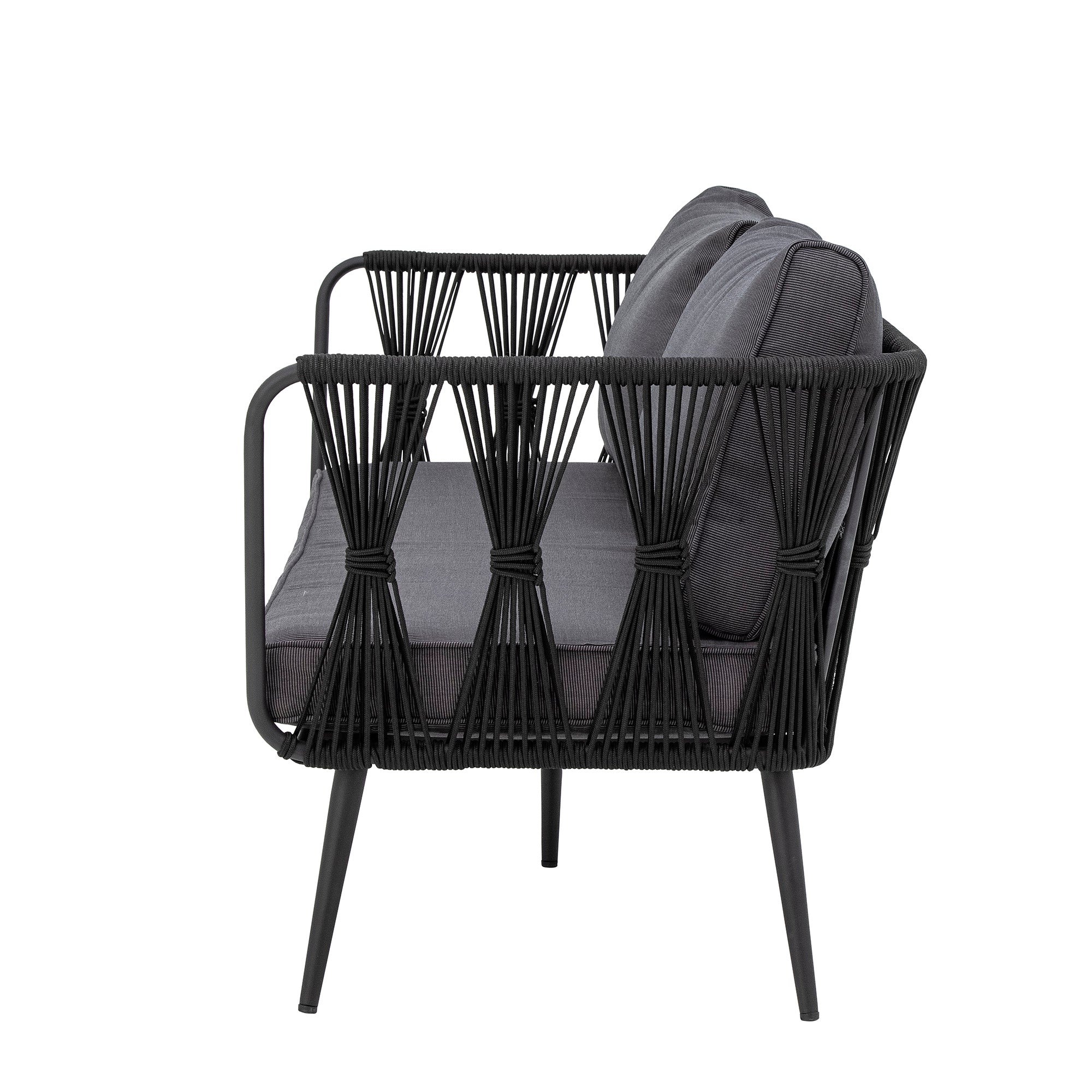Pavone Lounge Bank Zwart