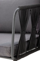 Pavone Lounge Bank Zwart