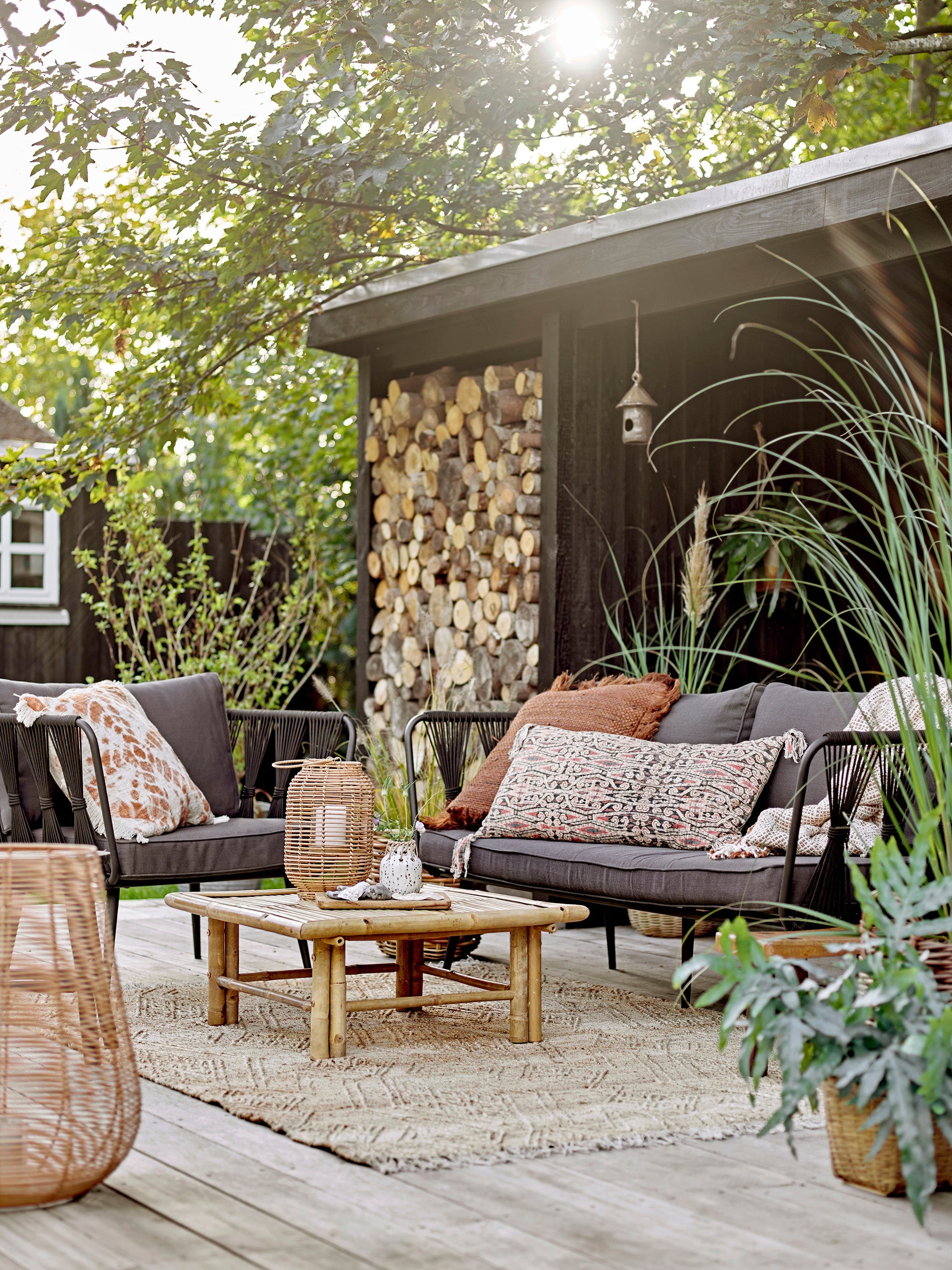 Pavone Lounge Bank Zwart