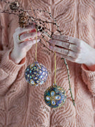 Handgemaakte Kerstbal Eleanore Set Van 2