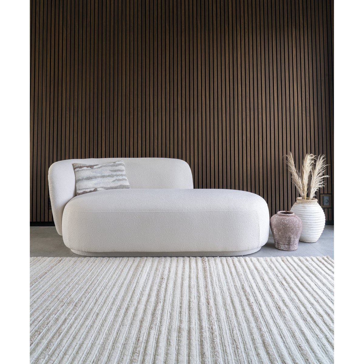 Mangovloerkleed - Vloerkleed Handgetuft Ivoor 160X230 Cm