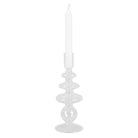 Kaarsstandaard Glas Large Ring Clear