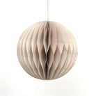 Kerstbal Honeycomb Bol Champagne 12 5Cm