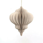 Kerstbal Honeycomb Ornament Champagne