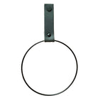 Leren Handdoekring Groot Wandhaak