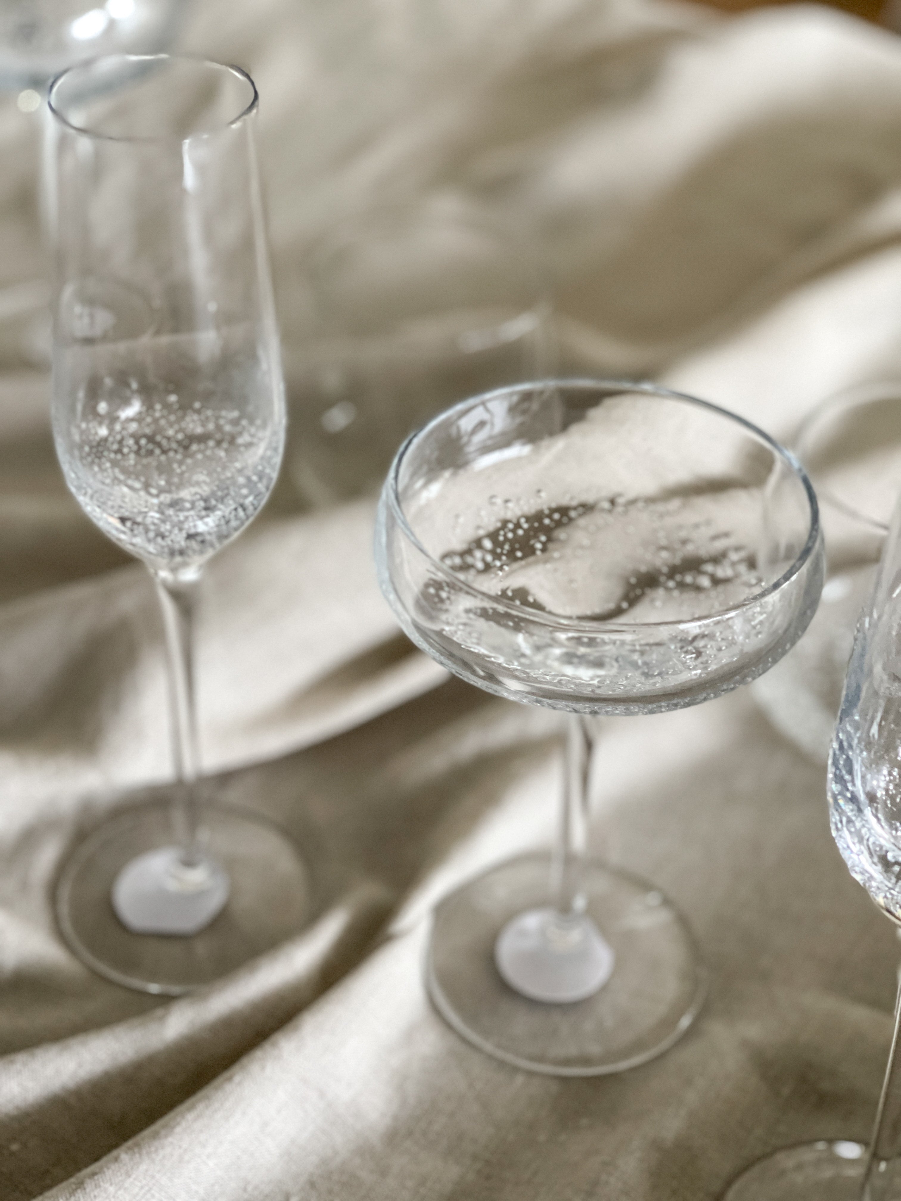 Bubble Champagne Glas Cocktail