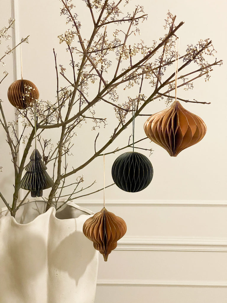 Honeycomb Kerstboom Groen Kerstbal