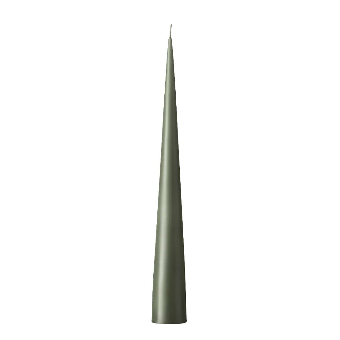 Cone Kaars Green Soil || 2 Maten