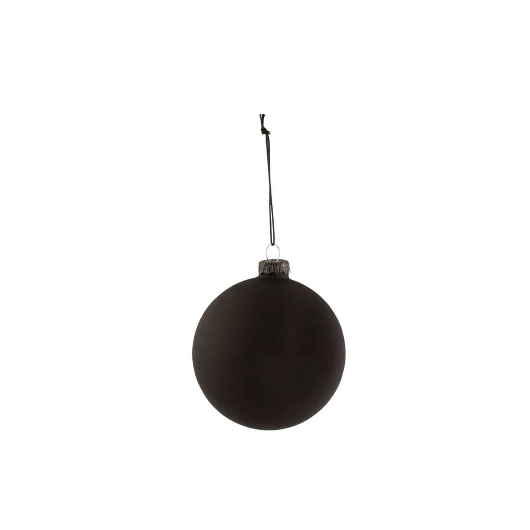Kerstbal Blackboard Mat Zwart Small