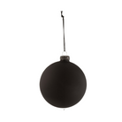 Kerstbal Blackboard Mat Zwart Medium
