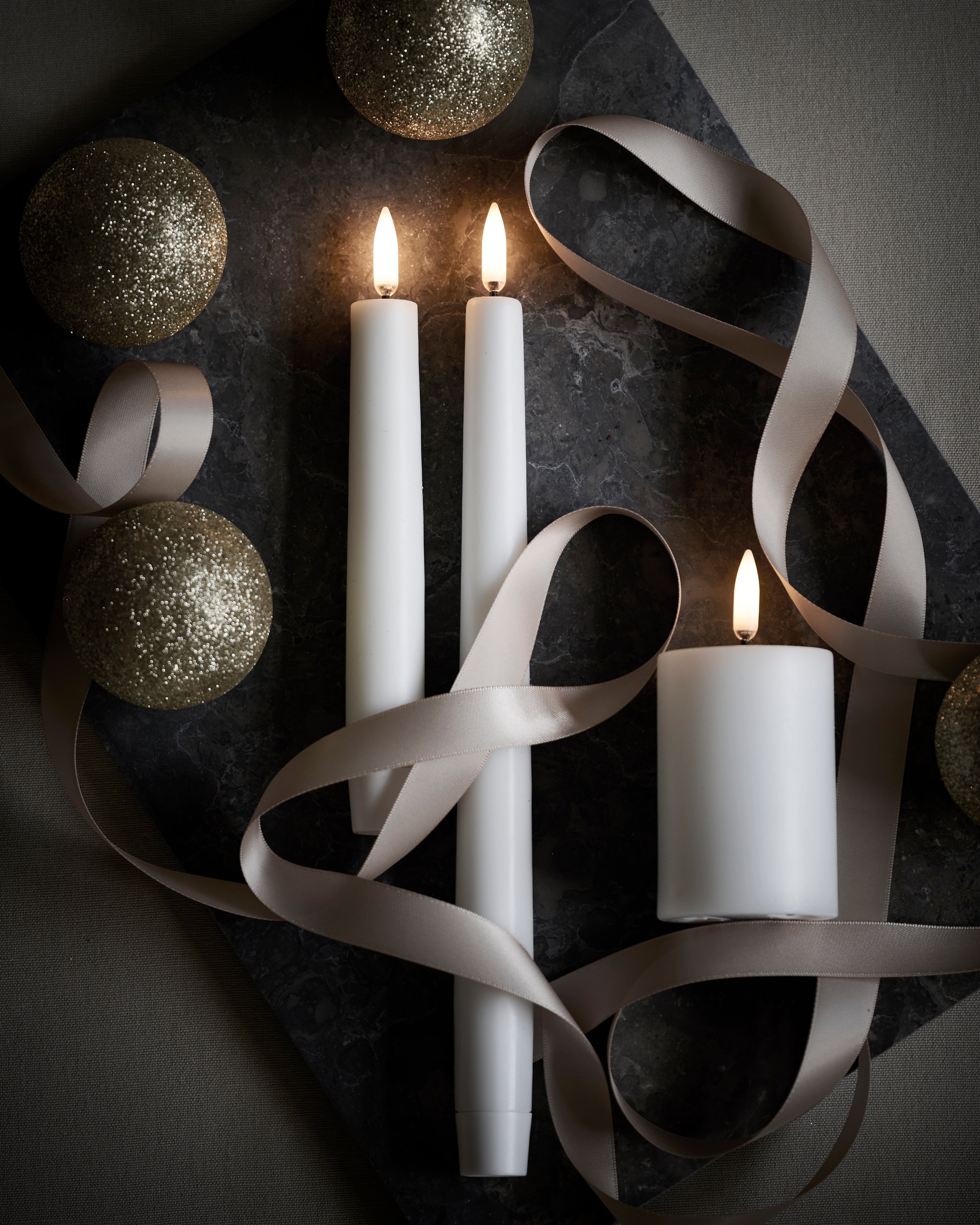 Led Dinerkaars Nordic White 2-Pack Dinerkaars