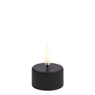 Led Waxinelicht Plain Black Incl Batterij