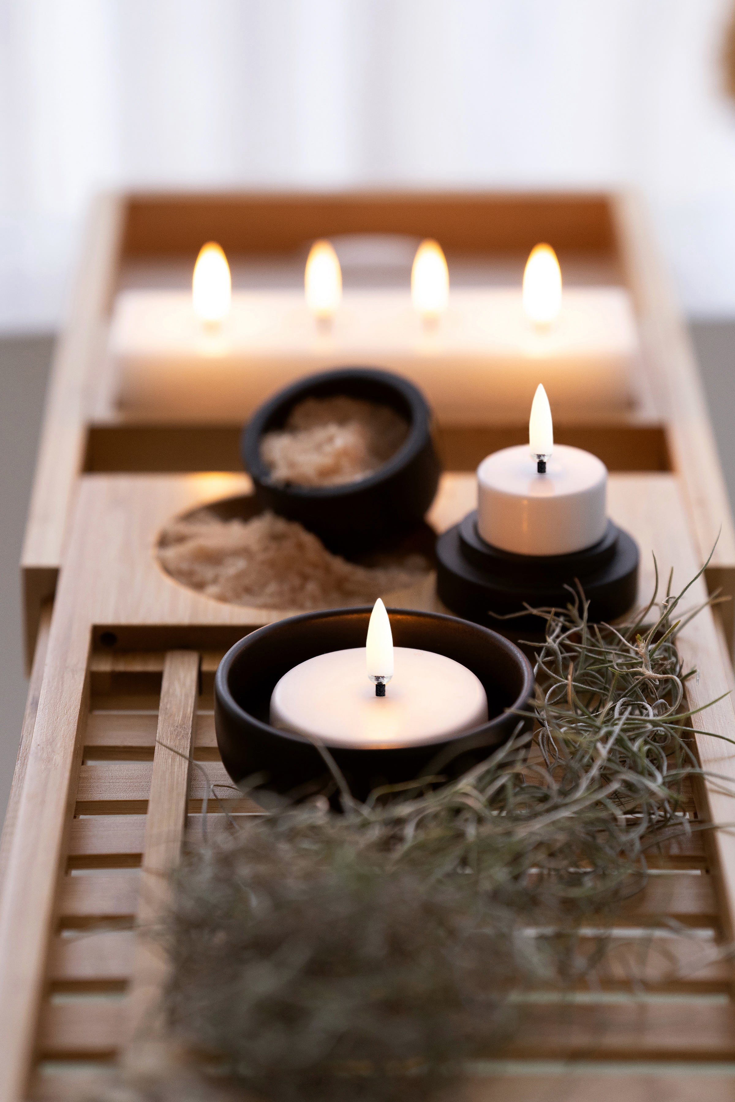 Led Waxinelicht Nordic White Incl Batterij