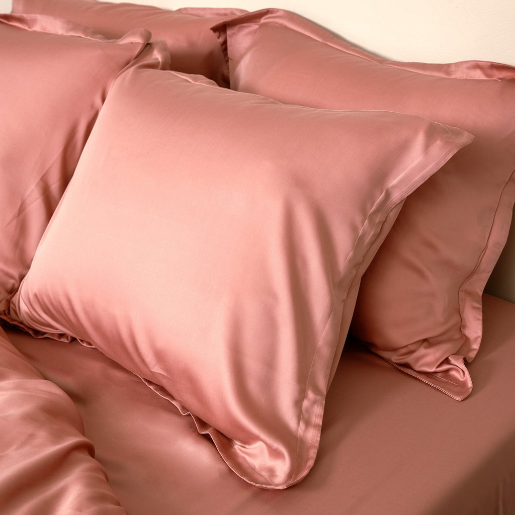 Tencel™ - Sateen Kussensloop Terra Roze