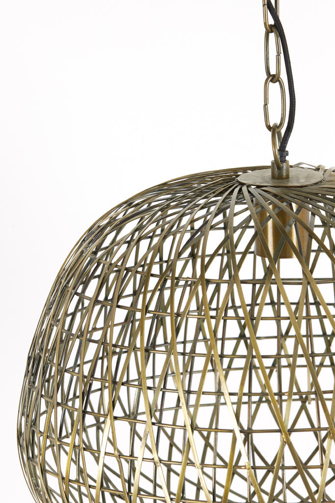 Hanglamp Alwina - Antiek Brons Ã˜40Cm