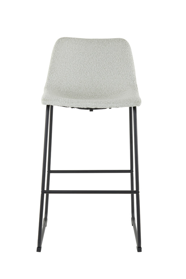 Bar Chair 47X46X99 Cm Jeddo Bouclé Cream-Black