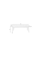 Coffee Table Fabio 120X60 Black