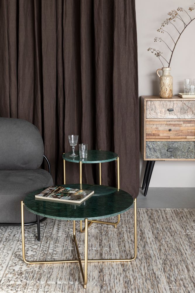 Coffee Table Timpa Marble Green
