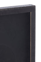 Wall Ornament 80X8X60 Cm Colina Wood Matt Black