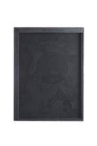 Wall Ornament 80X8X60 Cm Colina Wood Matt Black