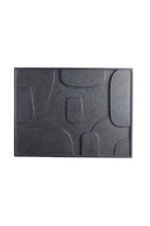 Wall Ornament 80X8X60 Cm Colina Wood Matt Black