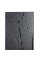 Wall Ornament 80X8X60 Cm Colino Wood Matt Black