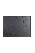 Wall Ornament 80X8X60 Cm Colino Wood Matt Black