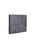 Wall Ornament 80X8X60 Cm Colino Wood Matt Black
