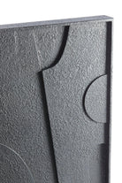 Wall Ornament 80X8X60 Cm Colino Wood Matt Black