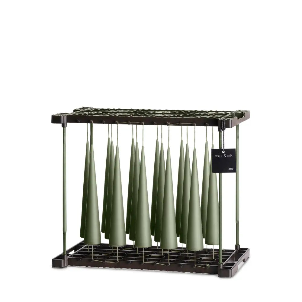 Cone Kaars Green Soil || 2 Maten 25Cm