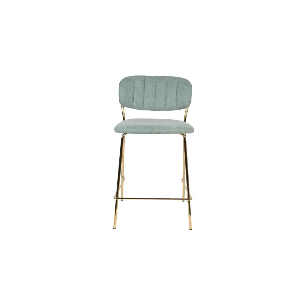 Counter Stool Jolien Gold/Light Green