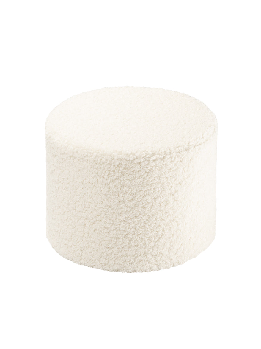 Crème Witte Poef