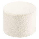 Crème Witte Poef
