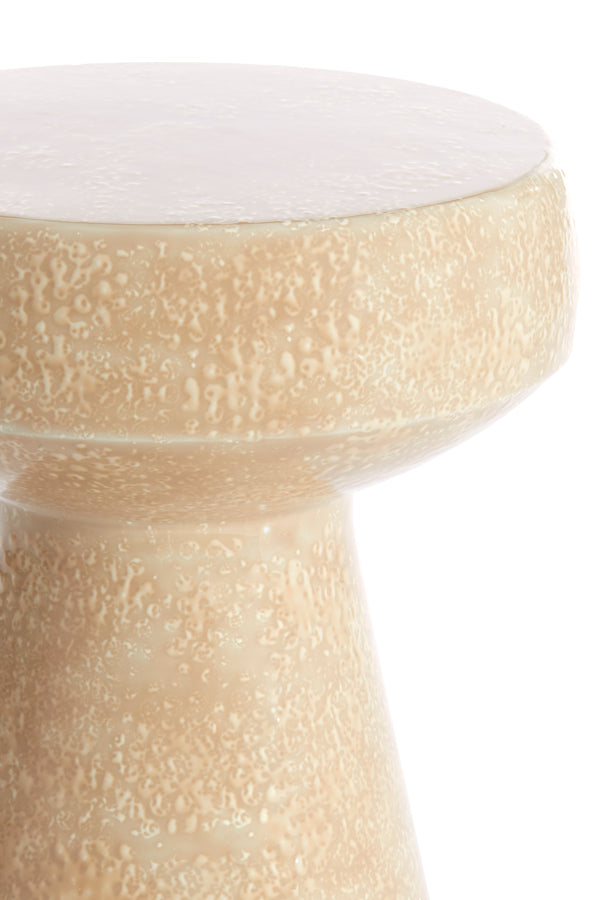Side Table 38X42 Cm Dakwa Shiny Sand