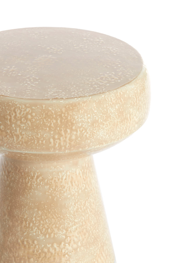 Side Table 38X42 Cm Dakwa Shiny Sand