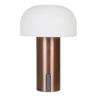 Soham Led Lamp - Oplaadbaar Wit/Koper