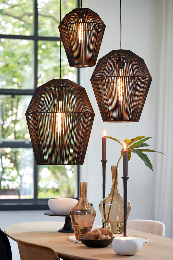 Hanglamp Deya - Zwart Ã˜38Cm